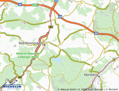 MICHELIN Fürstenberg map - ViaMichelin