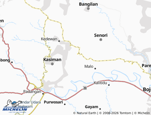 MICHELIN-Landkarte Kawengan - ViaMichelin