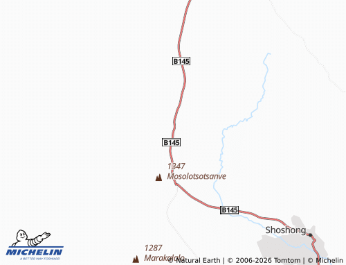MICHELIN-Landkarte Mosolotsane - ViaMichelin