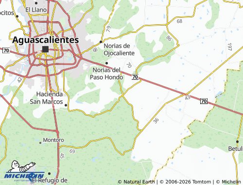 Mappa MICHELIN La Iglesia - ViaMichelin