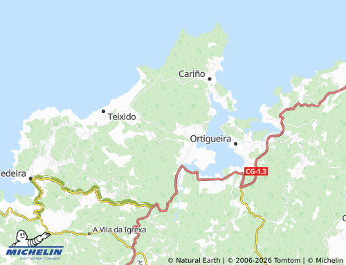 MICHELIN Seixo map - ViaMichelin