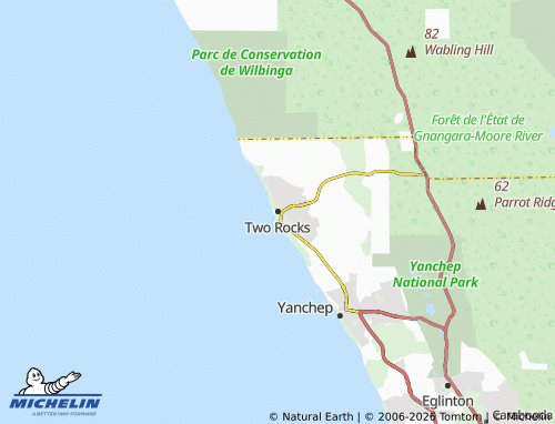 MICHELIN-Landkarte Two Rocks - ViaMichelin