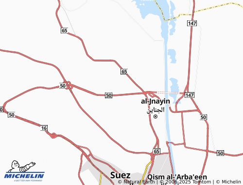 MICHELIN-Landkarte al-'Awazim - ViaMichelin