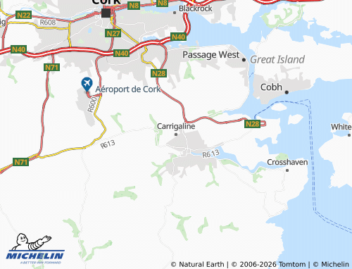 Mappa MICHELIN Carrigaline - ViaMichelin