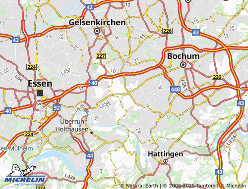 MICHELIN Sevinghausen map - ViaMichelin