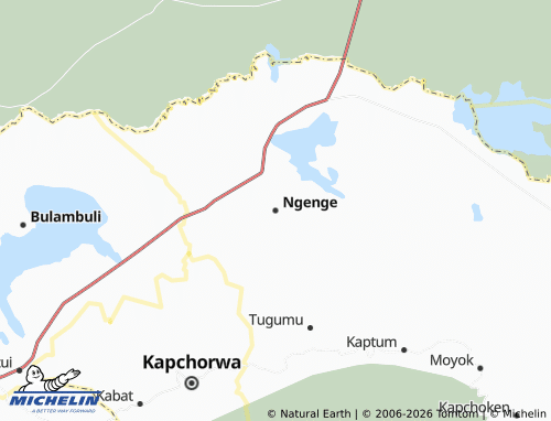 MICHELIN-Landkarte Ngenge - ViaMichelin