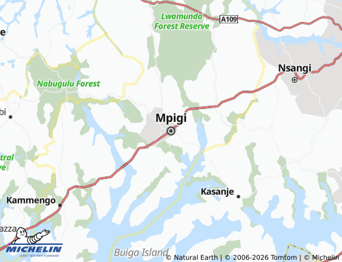 Mappa MICHELIN Mpigi - ViaMichelin