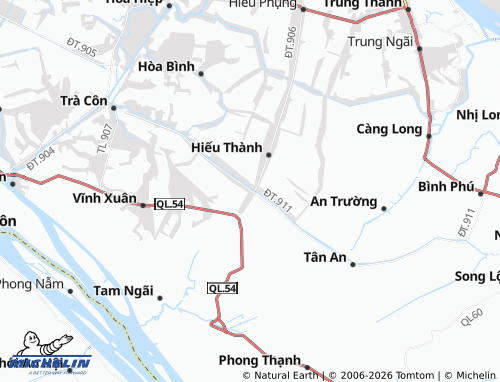 MICHELIN-Landkarte Hựu Thành - ViaMichelin