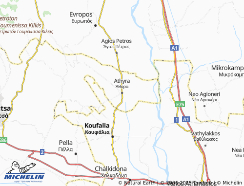 MICHELIN Athyra map - ViaMichelin