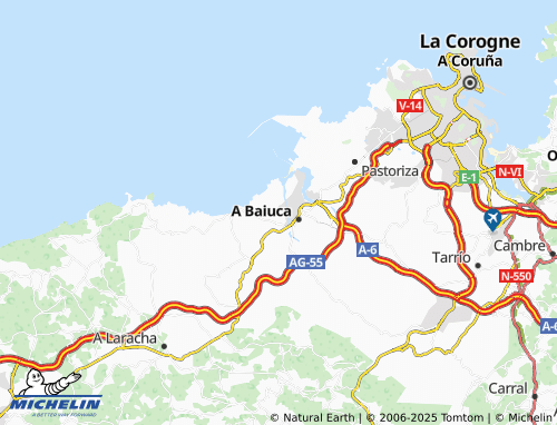 MICHELIN Pedreira map - ViaMichelin