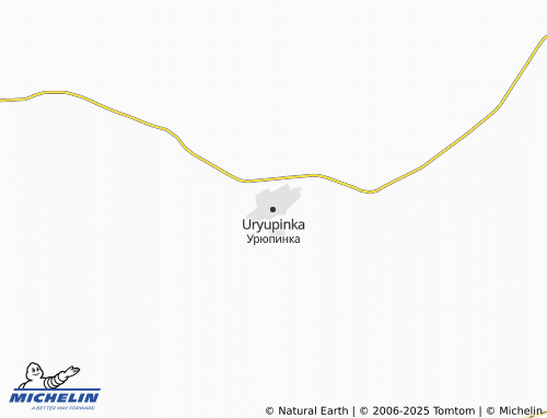 MICHELIN Uryupinka map - ViaMichelin