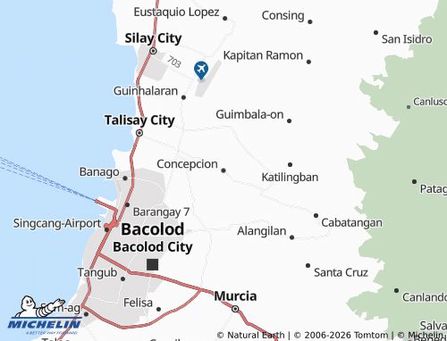 MICHELIN Concepcion map - ViaMichelin