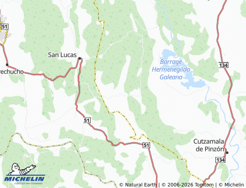Carte MICHELIN Cuatáceo - ViaMichelin
