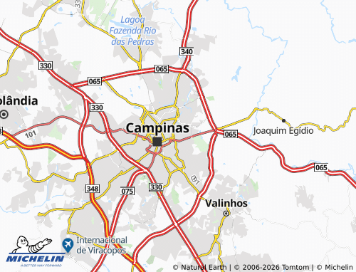 Mapa MICHELIN Nova Campinas - ViaMichelin