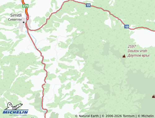 MICHELIN-Landkarte Senokos - ViaMichelin