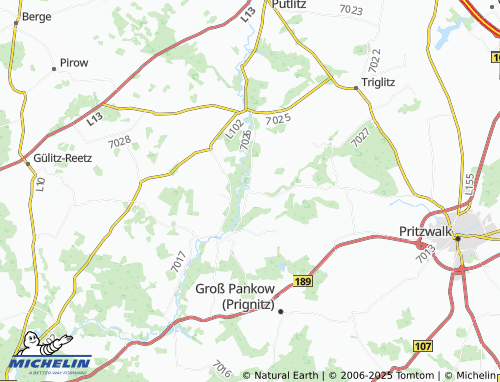 Mapa MICHELIN Helle - ViaMichelin