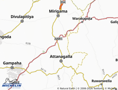 Mappa MICHELIN Ellalamulla - ViaMichelin