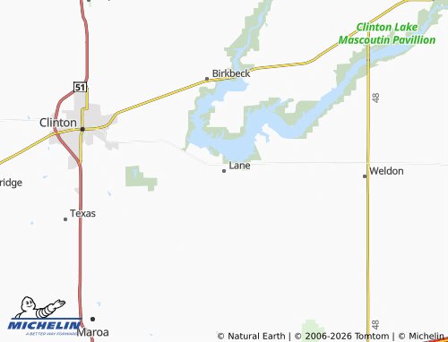 Mapa MICHELIN Lane - ViaMichelin