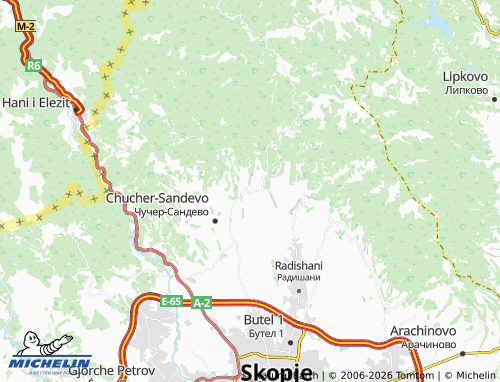 Mapa MICHELIN Kuchevishte - ViaMichelin