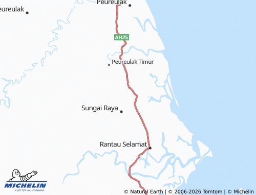 MICHELIN Alue Rangan map - ViaMichelin