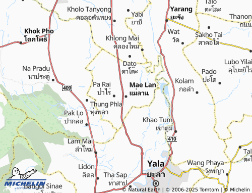 MICHELIN Mae Lan map - ViaMichelin