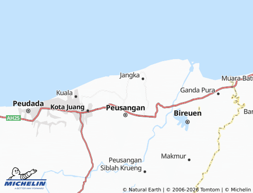 Mapa MICHELIN Cot Rabo Tunong - ViaMichelin