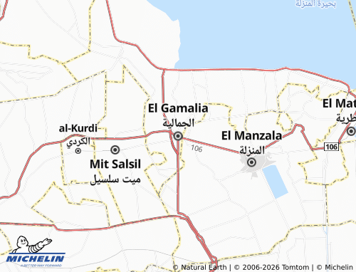 Mapa MICHELIN El Gamalia - ViaMichelin