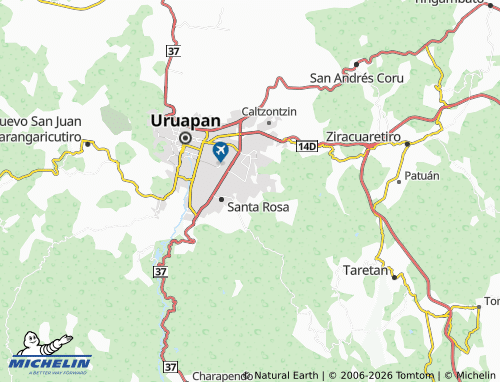 Mapa MICHELIN Río Volga - ViaMichelin