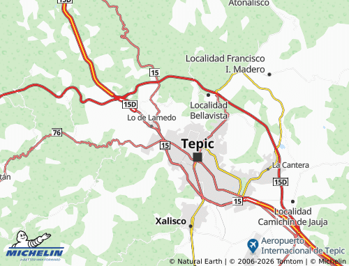 Mapa MICHELIN Luis Echeverría - ViaMichelin