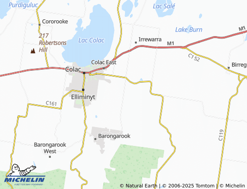 MICHELIN Yeo map - ViaMichelin