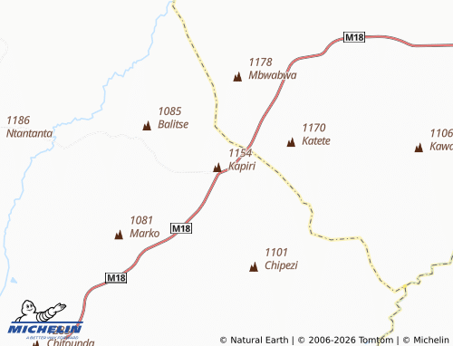 MICHELIN Chikoti map - ViaMichelin