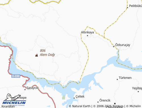 MICHELIN-Landkarte Yeşilyurt Köyü - ViaMichelin