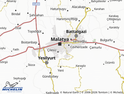 MICHELIN Zaviye map - ViaMichelin