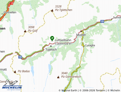 Mapa MICHELIN Cavorgia - ViaMichelin