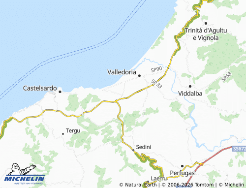 Mapa MICHELIN La Muddizza - ViaMichelin