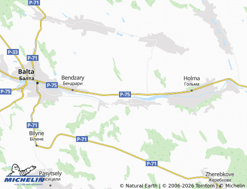 Mapa MICHELIN Nemyrivs'ke - ViaMichelin