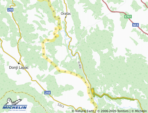 Mappa MICHELIN Kulen Vakuf - ViaMichelin