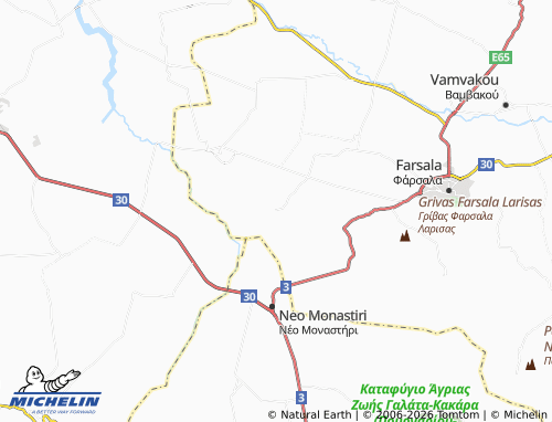 MICHELIN Agios Georgios map - ViaMichelin