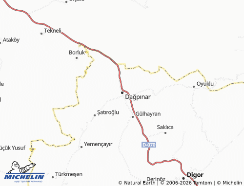 Mappa MICHELIN Dağpınar - ViaMichelin