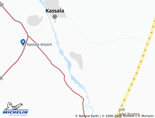 MICHELIN Wodchrify map - ViaMichelin