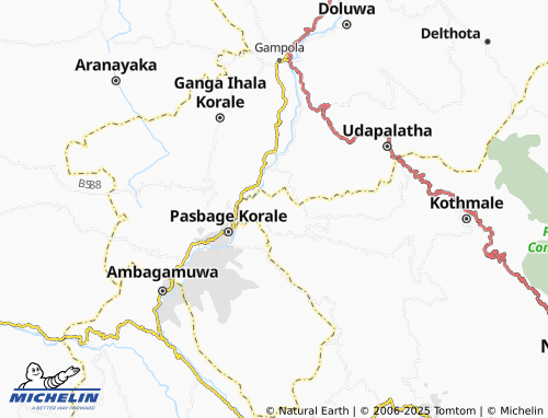 MICHELIN Pahala Gorakaoya map - ViaMichelin