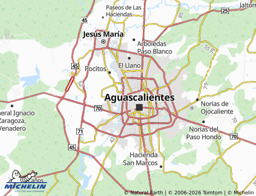 MICHELIN Miravalle map - ViaMichelin