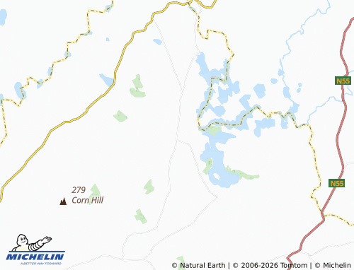 Mapa MICHELIN Aghnacliff - ViaMichelin