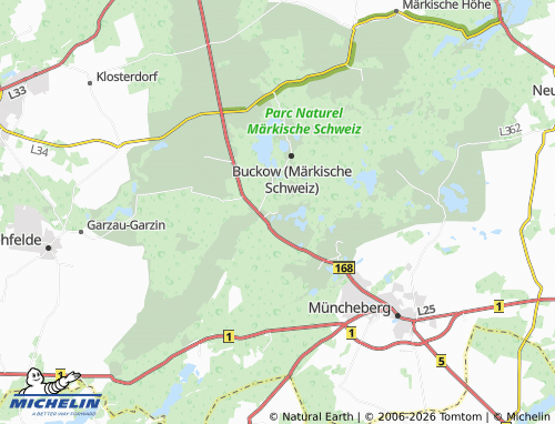 Kaart MICHELIN Waldsieversdorf - ViaMichelin