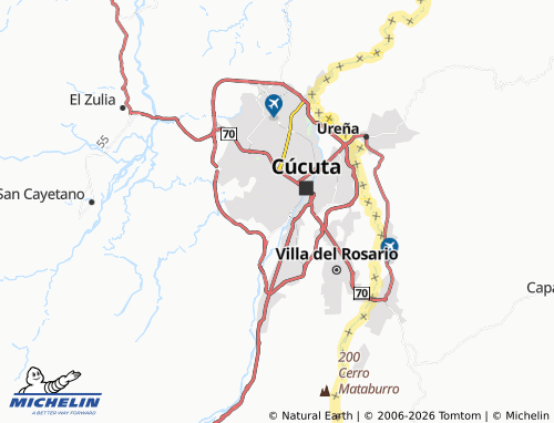 MICHELIN Cuberos Niño map - ViaMichelin