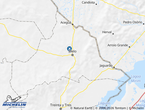 Carte MICHELIN Cerro Largo - ViaMichelin