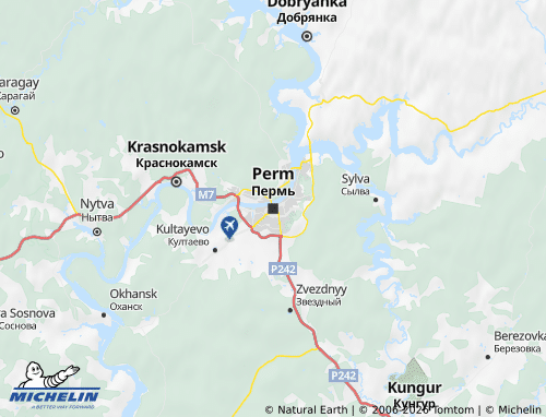 Carte MICHELIN Perm - ViaMichelin
