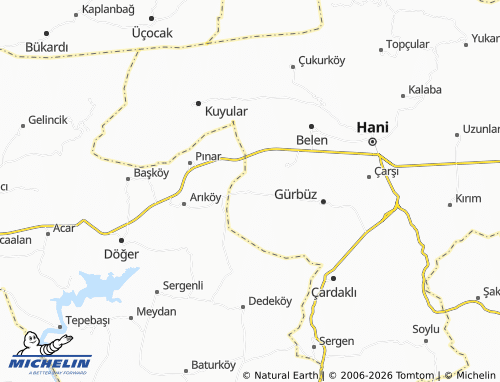MICHELIN Süslü map - ViaMichelin
