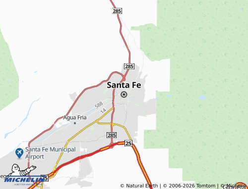 Kaart MICHELIN Santa Fe - ViaMichelin