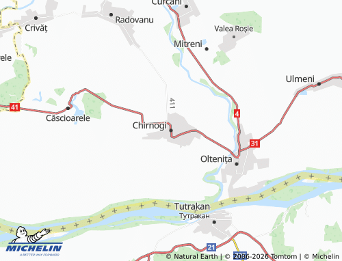 Mappa MICHELIN Chirnogi - ViaMichelin